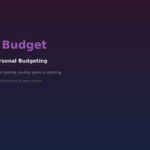 Actual Budget - Personal Budgeting App