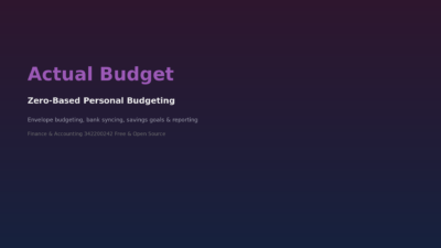 Actual Budget