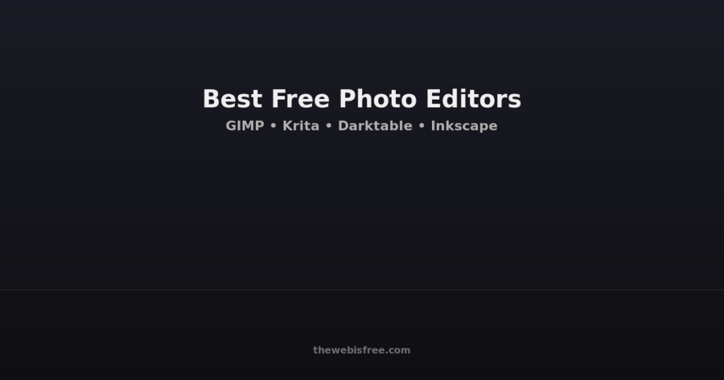 Best Free Photo Editors