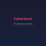 Cyberduck - File Sharing & Transfer Tool