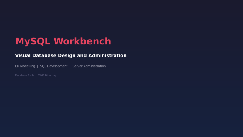 MySQL Workbench