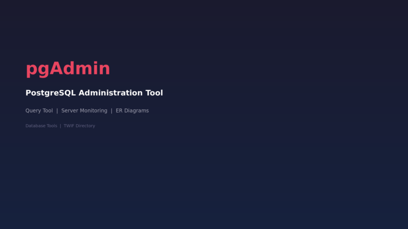 pgAdmin