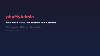 phpMyAdmin