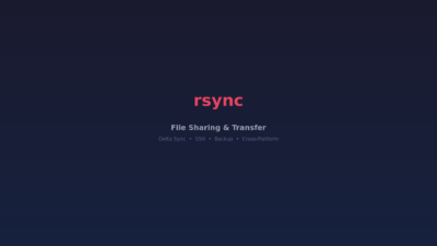 rsync