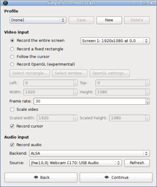SimpleScreenRecorder