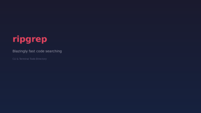 ripgrep (rg)