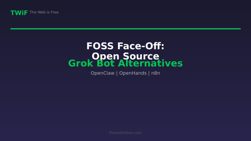 FOSS Face-Off: Open Source Grok Bot Alternatives — OpenClaw, OpenHands, n8n