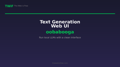 Text Generation Web UI