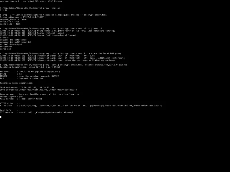 dnscrypt-proxy