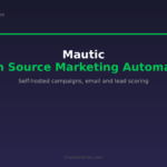 Mautic - open source marketing automation