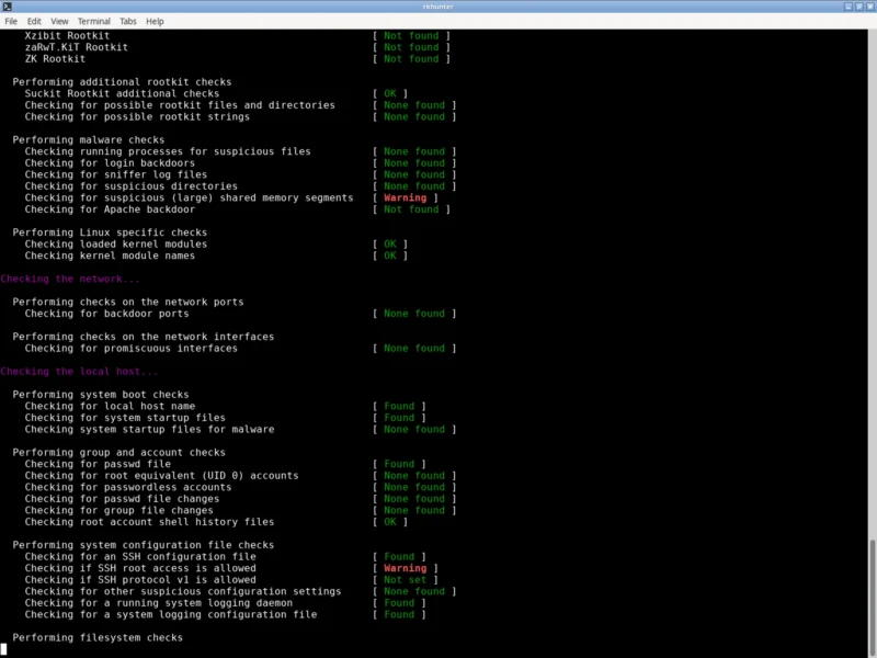 Rootkit Hunter